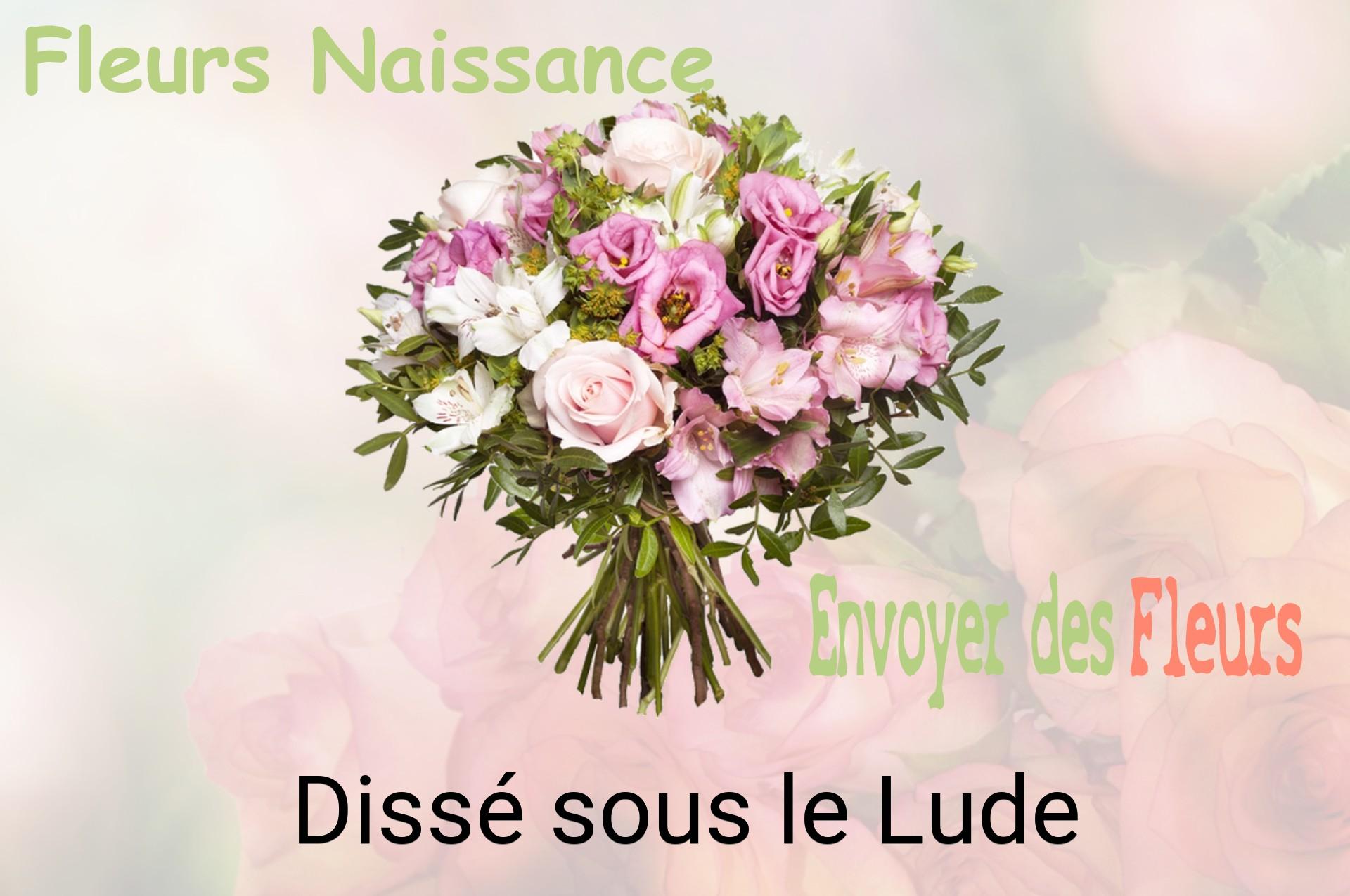 Bouquet de fleurs de naissance livré à Dissé-sous-le-Lude