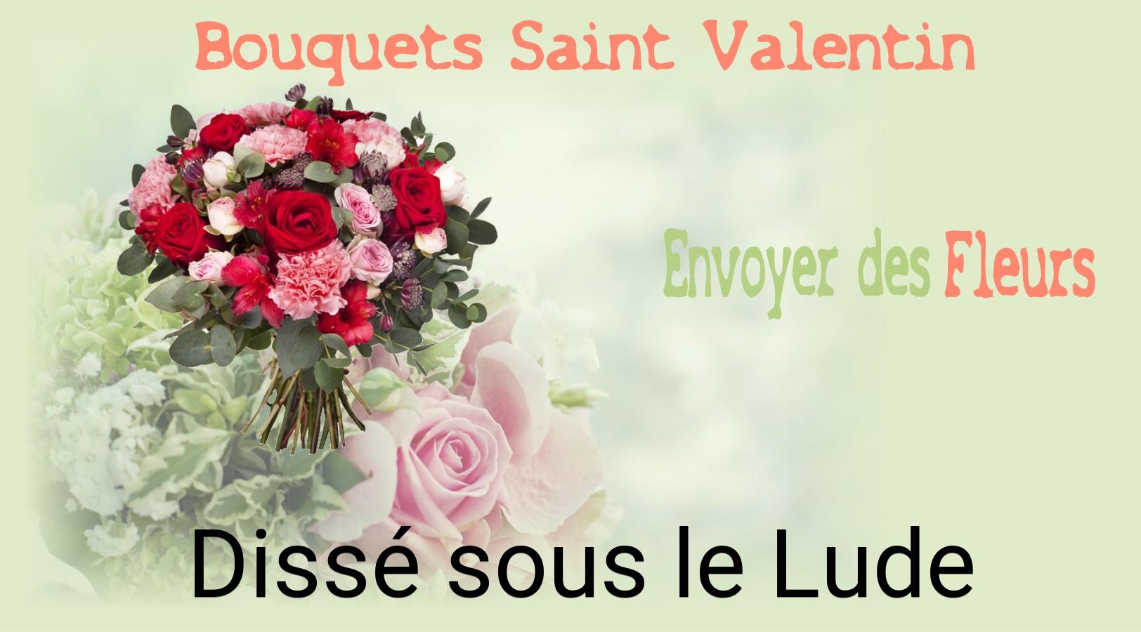 Roses de Saint-Valentin livrées à Dissé-sous-le-Lude